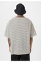 Striped Oversize Knitwear T-Shirt - 5