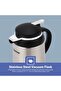 1.3 L Stainless Steel Vacuum Flask- GVF27023/ for Hot and Cold Beverages, Black and Silver - 3