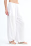 Elastic Waist Linen Trousers Pn18273 - 2