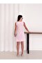 Women's Crew Neck Thick Strap Waterway Fabric Summer Slim Vacation Casual Dress - 4