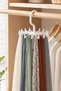 20 Hooks Swivel Belt Tie Shawl Hanger Closet Organizer - 9