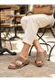 210 Women's Buckle Comfort Sole Flat Slippers