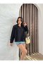 Soft Touch Chest Gathered Crinkle Aerobin Fabric Casual Shirt - 3