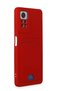 Zengemtx New Redmi Note 11 Pro Case Kelvin Silicone with Business Card Holder (124637) - Red - 2