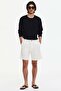 Regular Fit Linen-blend shorts - 2