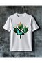 Canada Leaf Printed Oversize T-Shirt