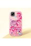 Realme C21 Compatible Shock-Absorbing Camera Protected Pink Silicone Case
