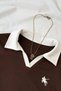 Soul Brown Polo Collar Ribbed Lycra Embroidered Premium Drawstring Full Length Blouse - 2
