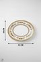 6-Piece Ellipse Oval Kayak Plate 31cm Dijital Salda
