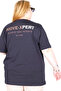 Mode XL Real Big Size Women's T-Shirt Bis Yaka Move-X U26114 Navy Blue - 5