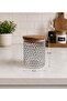 3-Piece Acacia Lid Glass Jar Set - 4