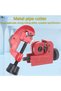 〔R〕Metal Tube Cutter Tool Heavy-Duty Pipe Cutter 1/8" To 1-1/8" Inch Tubing Cutter For Cutting Al... - 3