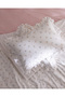 Veronique Single 100% Cotton Ruffled Printed Bed Sheet and Duvet Cover Set - White/Powder - 6
