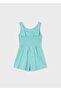 Girl's Shorts Overalls Green - 2