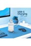 Aroma Diffuser with 120mL Capacity, USB-C Powered Essential Oil Atomizer, 4 Spray Modes & Elegant Acrylic Glass Design, Instant Freshening for Small Spaces & Car (Gray)