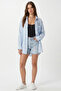 Women's Oversize Long Sleeve Shirt 100% Cotton