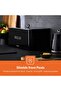 RetroWave 13L Bread Bin – Premium Carbon Steel Storage Box with Removable Lid Portable Design & Extended Freshness Technology (GCS63081UK-BK) - 8