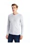 Crew Neck Long Sleeve Combed Cotton Men's T-Shirt (W4)