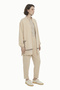 Zippered Pocket Detailed Sports Suit Beige Suit 1944 - 3