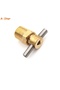 صمام تصريف نحاسي مقاس 1/4 بوصة، قطر 12 مم، قطعة واحدة، NPT 1/4 بوصة، قطعة غيار لخزان ضاغط الهواء