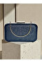 Navy Blue Anti-Scratch Matte Leather Women's Evening Dress Bag Wedding Engagement Graduation - 5