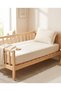 100% Cotton Muslin Elastic Single Bed Sheet and Scalloped Pillowcase Set 90X190 cm - 4