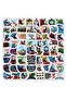 3-5cm 100pcs 100pcs / Lot Not Repeating Thomas Waterproof Stickers Party Decoration Kids Favor - 8