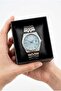 Men's Wristwatch with Calendar Premium Series Silver Color