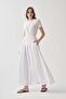 White-Poplin Skirt - 4
