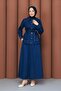 Sleeve Elastic Hooded Thin Fabric Jeans Women's Suit
