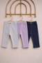 Baby Girl and Child Leggings Set of 3 Cotton Flexible Daily Underwear - 2