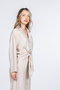 Women's Summer Stone Carmina Elegant Front Tie Detailed Jacket Collar Blouse and Pantoon Set Stylish Daily Casual Two-Piece 1323 - 3
