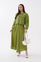 Pre-Tieded Jacquard Knitted Skirt Suit - 4