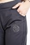 Women's Smoked Striped Basic Flexible Comfortable Fit Slim Sweatpants with Pockets 21Kesaakt2 - 3