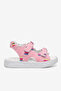 Children's Unisex Powder Comfortable Fit Color Patterned Double Velcro Sandals - 5