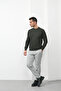 Wick Patterned Crew Neck Sweater - 3