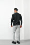 Wick Patterned Crew Neck Sweater - 8