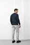 Wick Patterned Crew Neck Sweater - 3