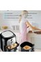 Silk Route - 200pcs Air Fryer Parchment Paper Disposable Liner 8.5inch, Premium Perforated for Air Fryer, Streamer, Pans, No Burn, Easy Cleanup (Brown) - 3