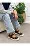 Brown Suede (Roley) Velcro Women's Sneakers - 4