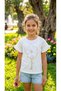 Girls' Summer Stylish T-Shirt, 100% Cotton, Can Be Worn Comfortably over Jeans or Shorts, Single Top Made of Super Quality Cotton Fabric. %Yuz Can Be Worn over Pants and Shorts, Fully Made of Lycra. - 3