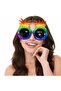 Colorful Hawaiian Party Glasses with Tropical Pineapple Design
