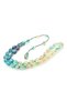 Ayhan Turan Signed Beyzi Color Filtered Blue Squeeze Amber Prayer Beads 002 - 2