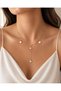 Clover Detailed Layered Gold Women's Necklace |   Elegant and Radiant Stylish Design - 2