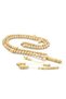 Handcrafted Wheel-Cut Large Size 99-Piece Sandalwood Zikir Prayer Beads