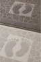 2-Piece Foot Towel-Foot Mat 50*70 cm 2 Pieces - Bathroom - Guest - Dowry 100% Cotton - 2