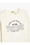 Girl's College T-Shirt Printed Long Sleeve Crew Neck Cotton Pcs - 3
