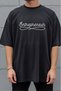 Unisex Oversize 24/1 Combed Cotton Dtf Printed T-Shirt - Dtf298 - 2