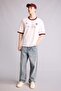 100% Cotton Boxy Fit Printed T-Shirt G5609Ax26Sm - 2