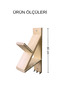 Handmade Natural Wooden Biker Helmet Hanger - 5